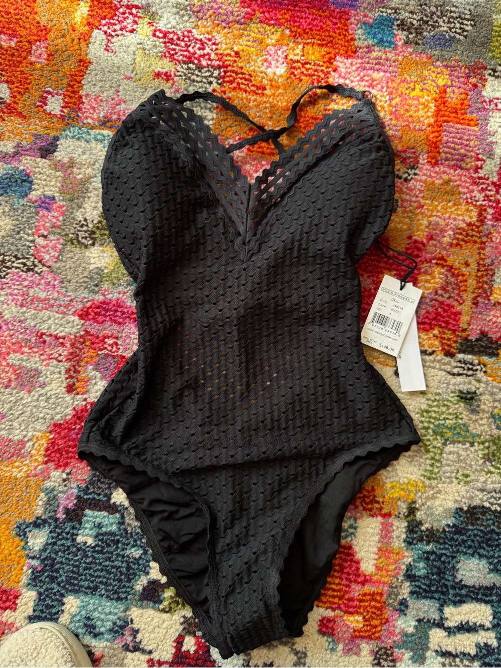 ROBIN PICCONE Chira V-Neck One Piece - Siz…